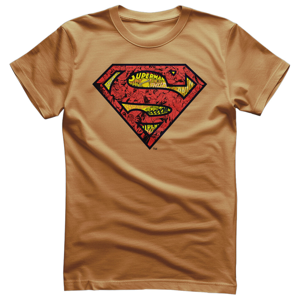 Superman - Mash-Up Shield Mens T-Shirt