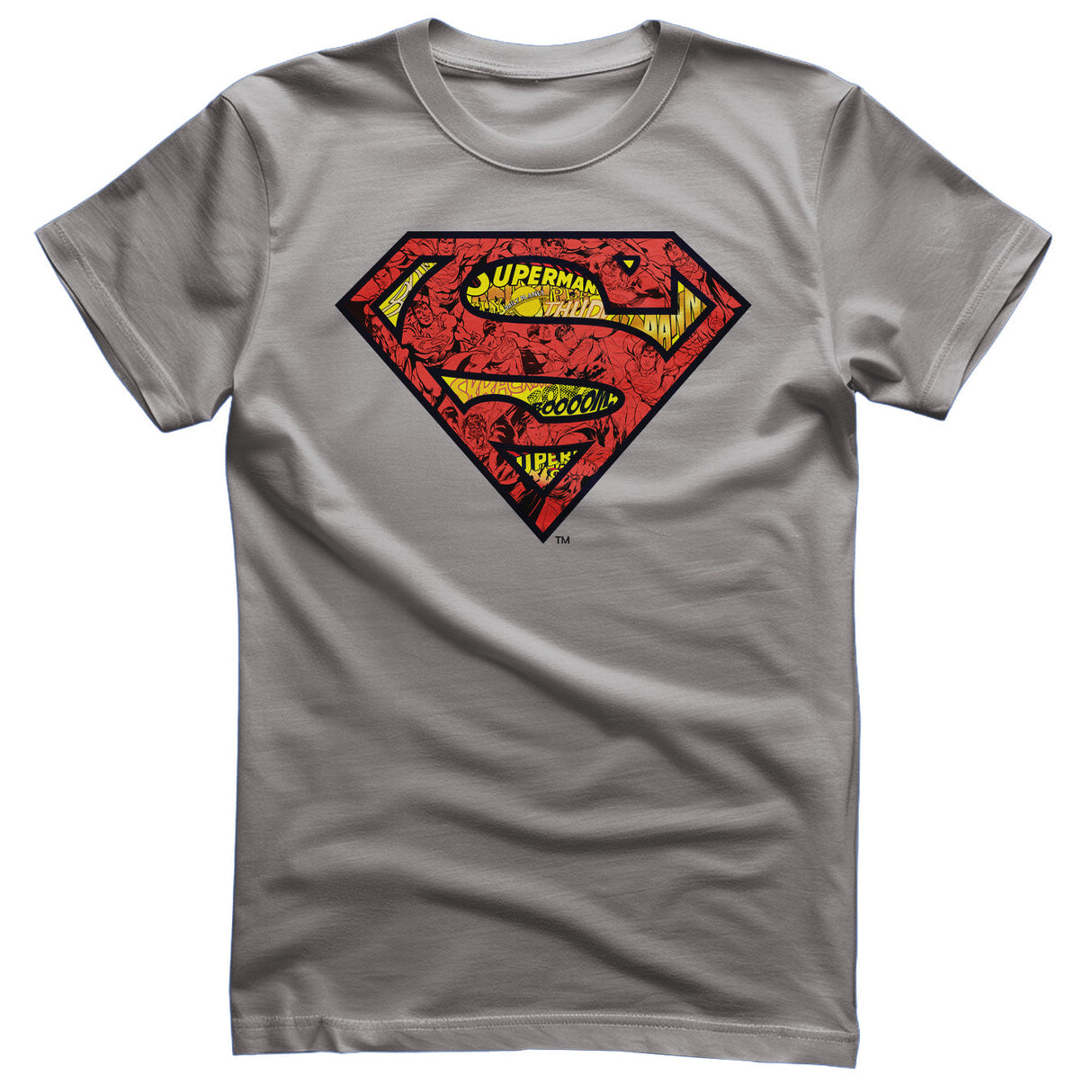 Superman - Mash-Up Shield Mens T-Shirt