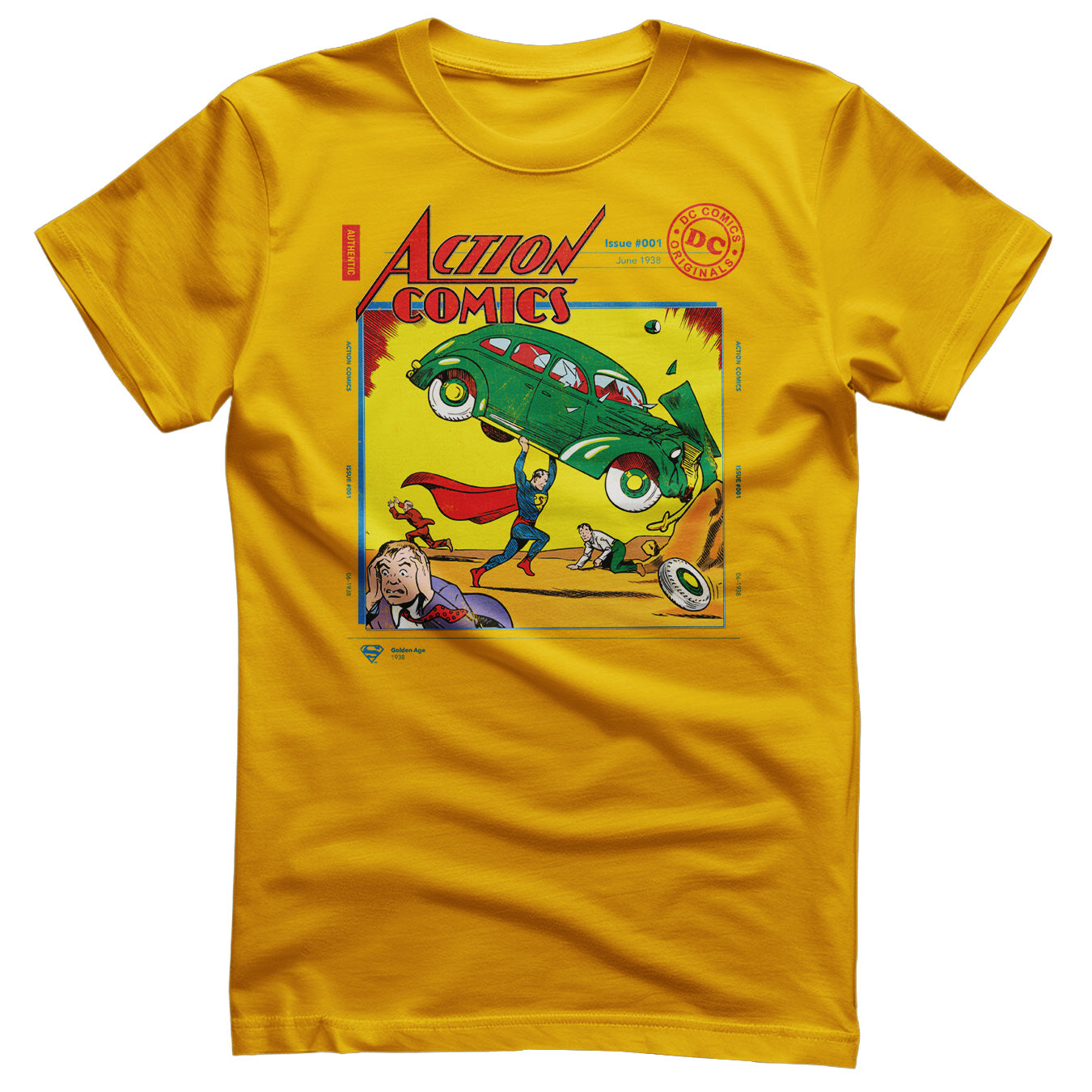 Superman - in Action Comics Issue 001 Mens T-Shirt