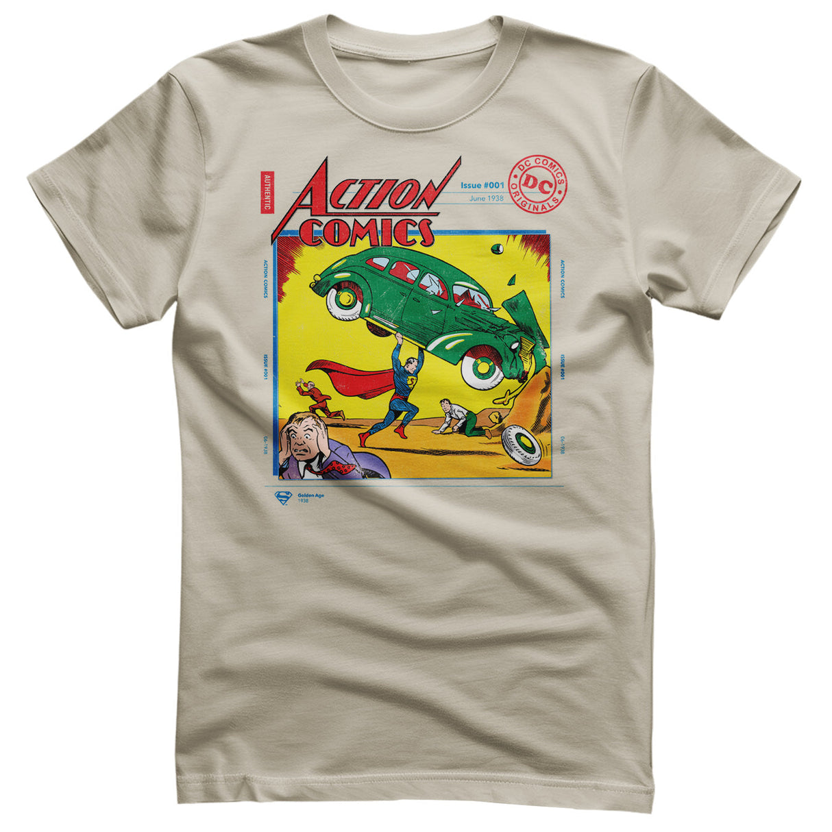 Superman - in Action Comics Issue 001 Mens T-Shirt