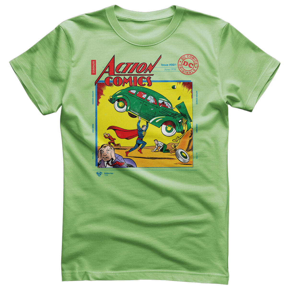 Superman - in Action Comics Issue 001 Mens T-Shirt