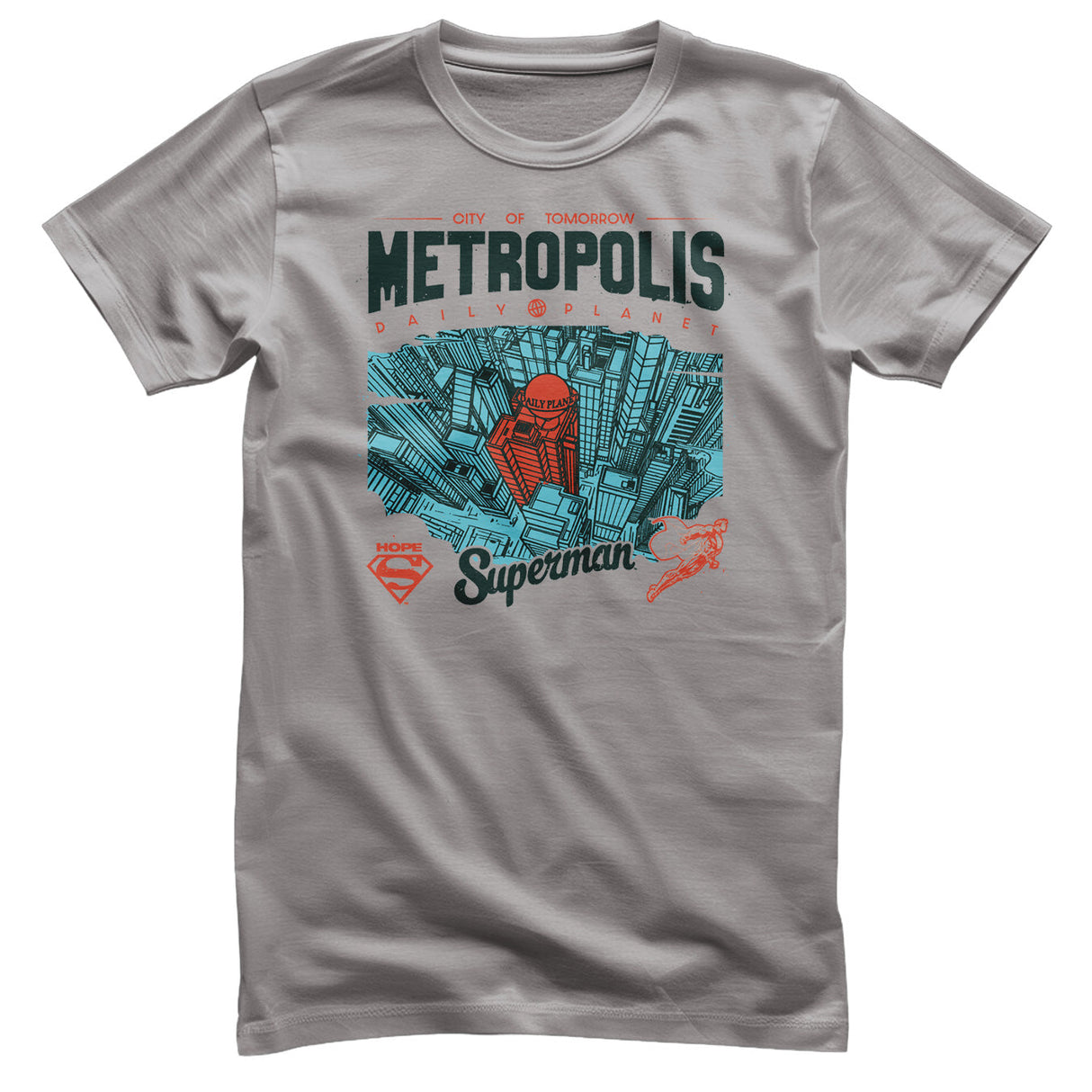 Superman - Metropolis - Daily Planet Mens T-Shirt