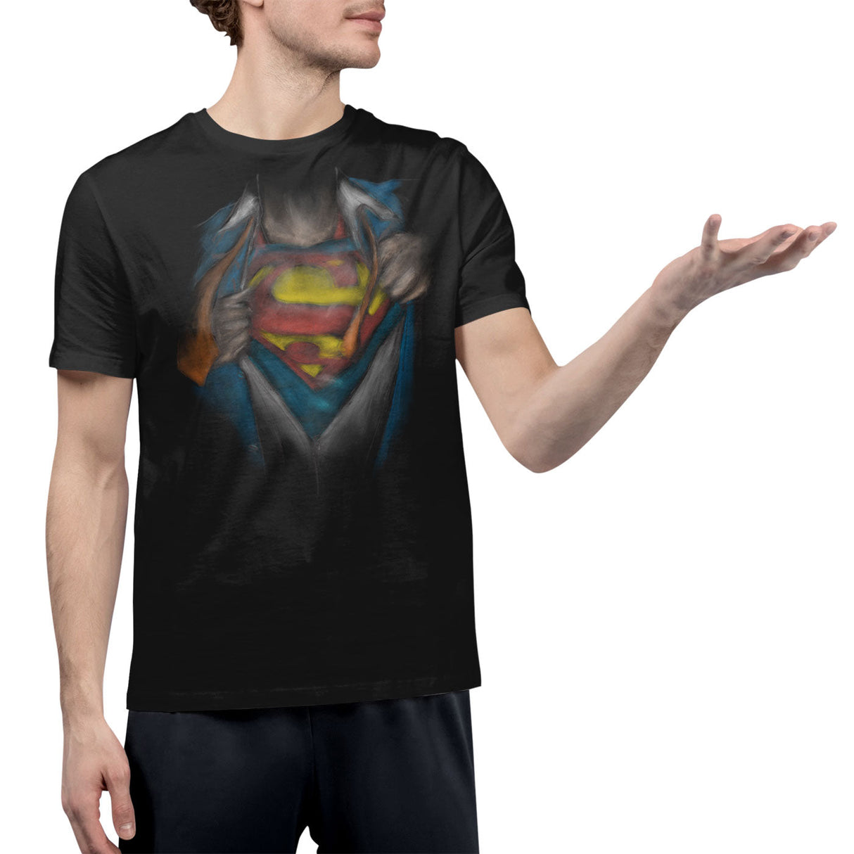 Superman - Suit Mens T-Shirt