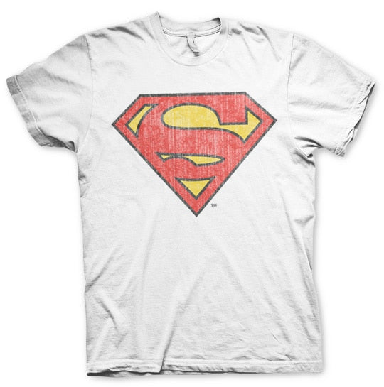 Superman - Washed Shield Mens T-Shirt