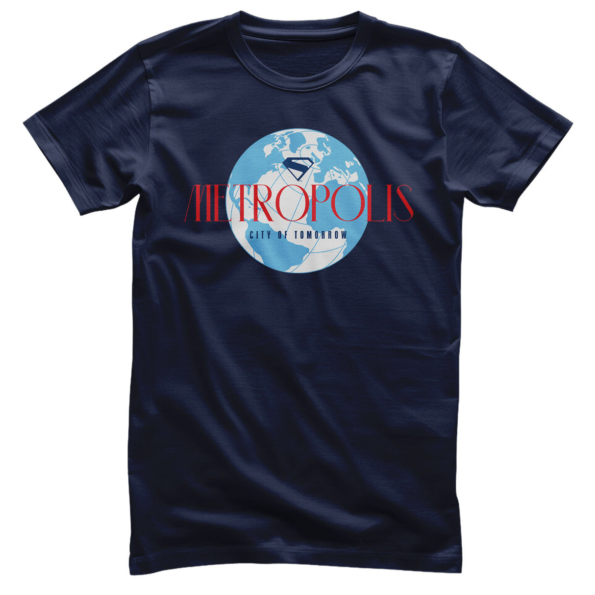 Superman - Metropolis - City Of Tomorrow Mens T-Shirt
