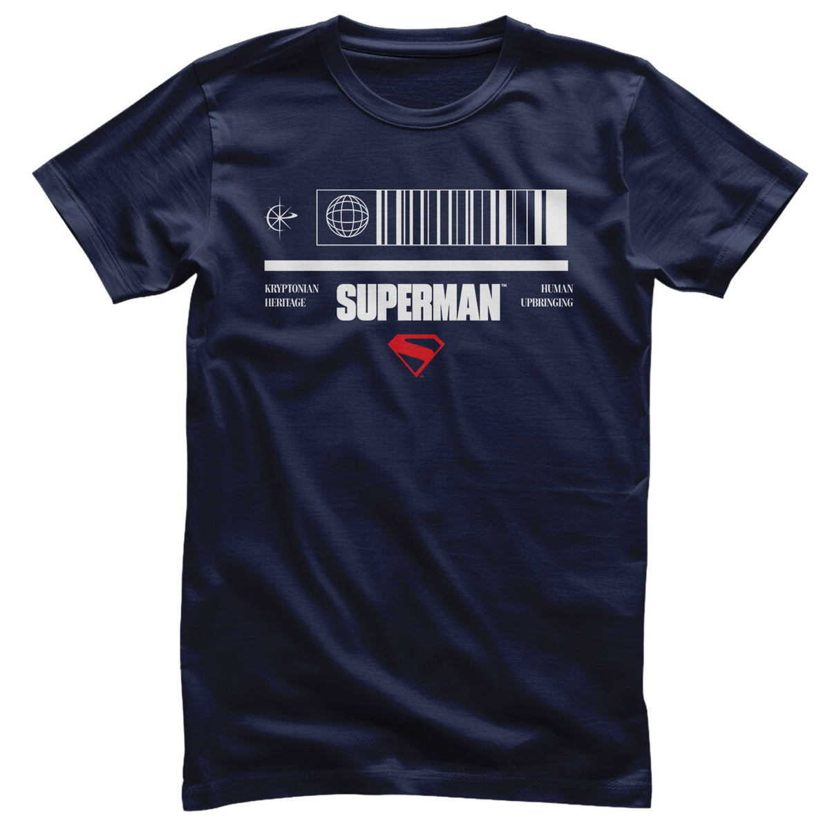 Superman - Barcode Mens T-Shirt
