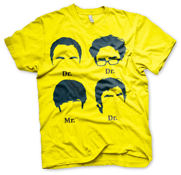The Big Bang Theory - Prefix Heads Mens T-Shirt