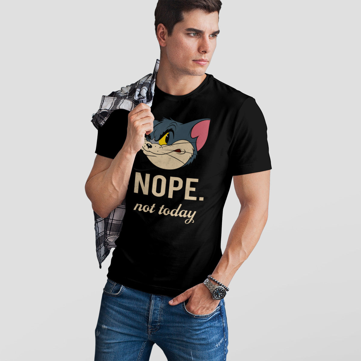 Tom & Jerry - Nope Not Today Mens T-Shirt