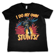 Batman - I Do My Own Stunts Kids T-Shirt showcasing - I Do My Own Stunts Kids design