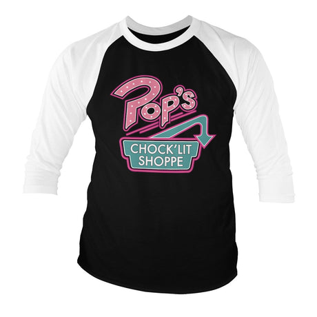 Riverdale - Pop's Chock'Lit Shoppe Baseball 3/4 Sleeve T-Shirt