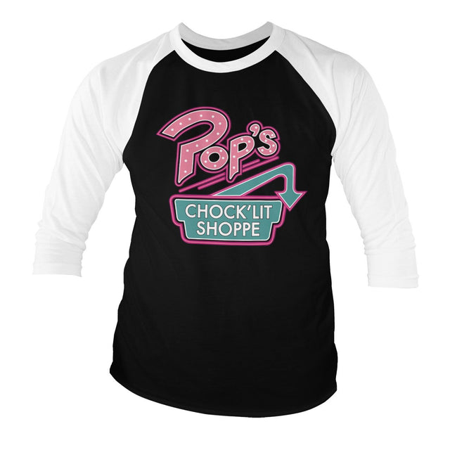 Riverdale - Pop's Chock'Lit Shoppe Baseball 3/4 Sleeve T-Shirt