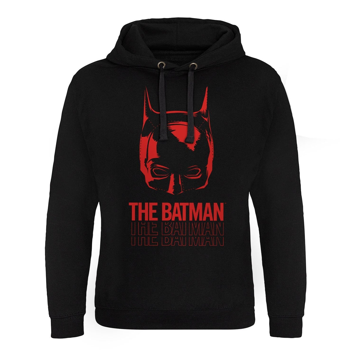The Batman Layered Logo Epic Hoodie showcasing The Batman Layered Logo design