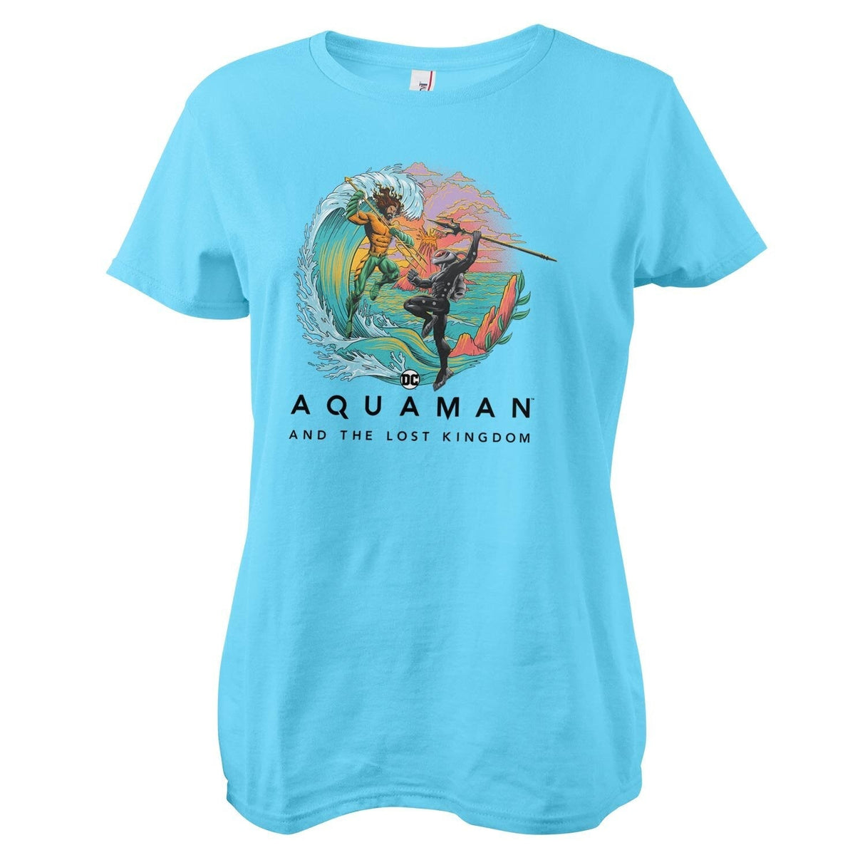 Aquaman And The Lost Kingdom Girly Tee showcasing And The Lost Kingdom design