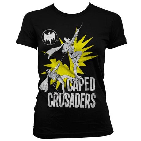 Caped Crusaders Girly T-Shirt showcasing Caped Crusaders Girly design