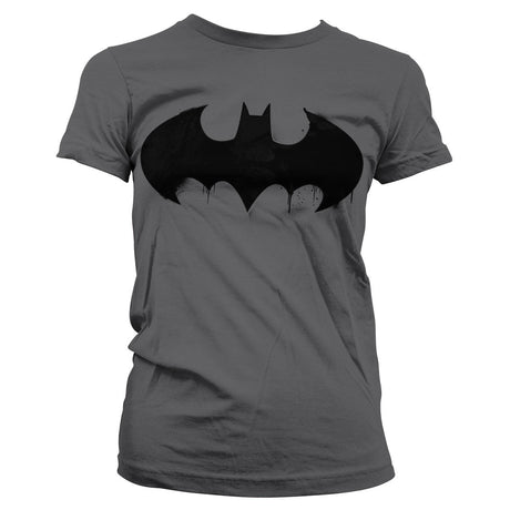Batman Inked Logo Girly Tee showcasing Inked Logo design