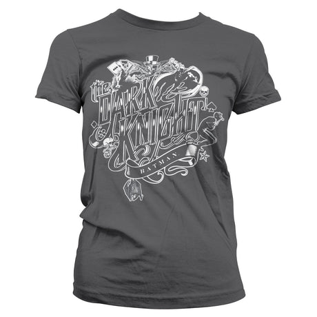 Inked Dark Knight Girly Tee showcasing Inked Dark Knight design