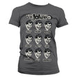 BATMAN Officially Licensed The Many Moods of The Joker Women T-Shirt showcasing Officially Licensed The Many Moods of The Joker Women design