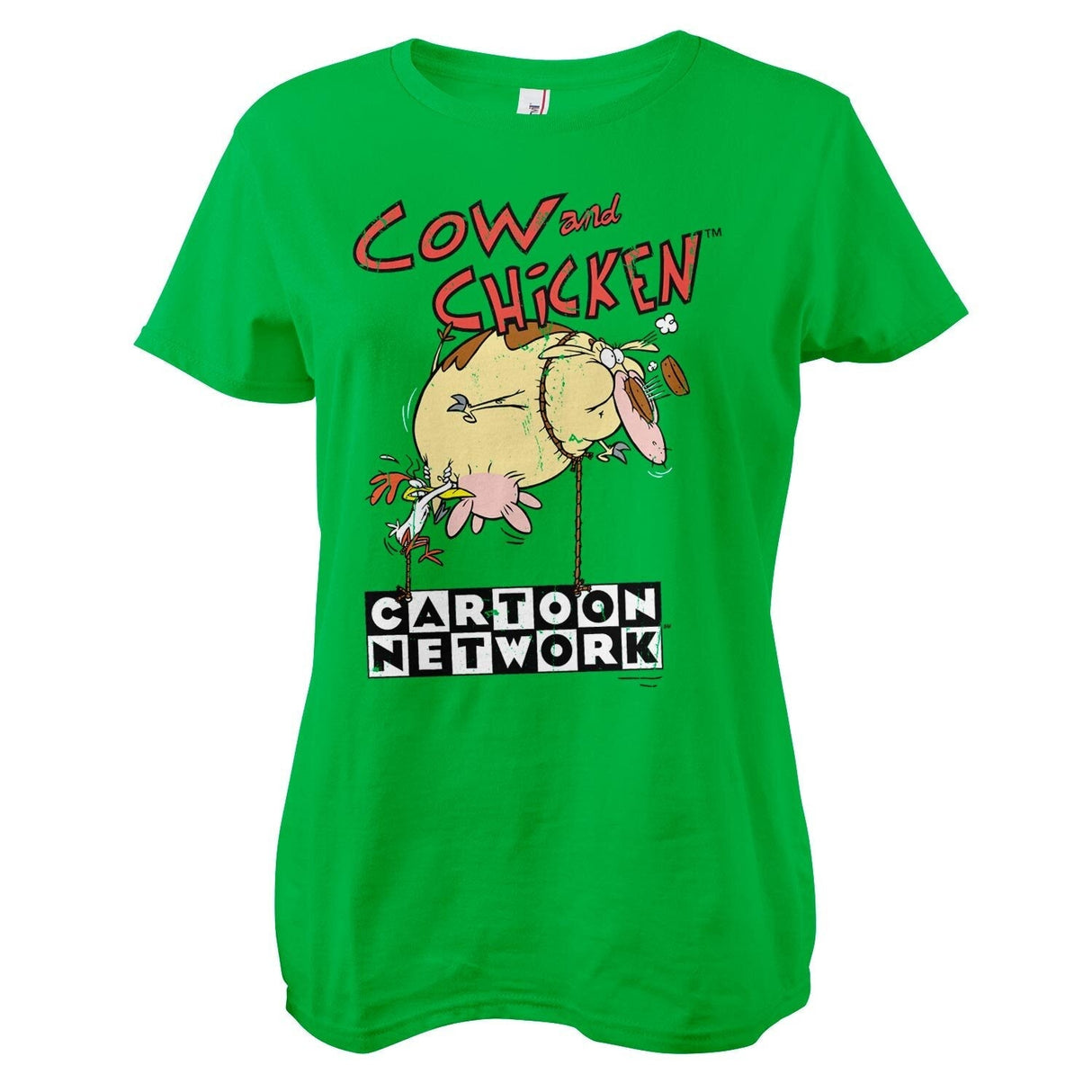 Cow and Chicken - Balloon Women T-Shirt