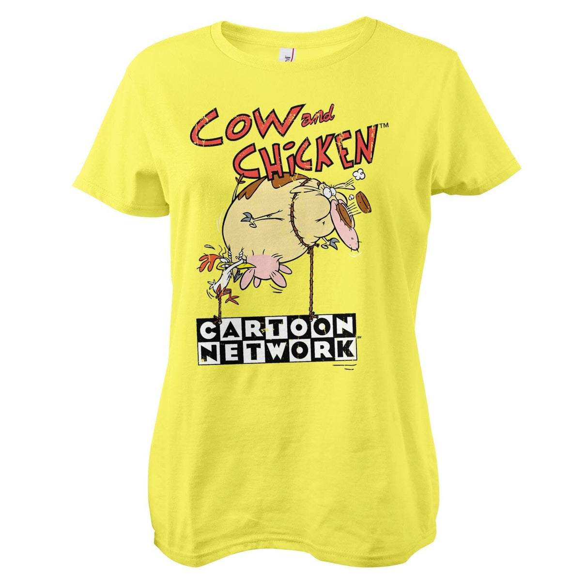 Cow and Chicken - Balloon Women T-Shirt
