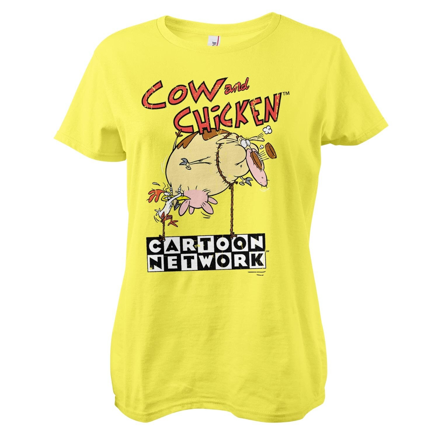 Cow and Chicken - Balloon Women T-Shirt