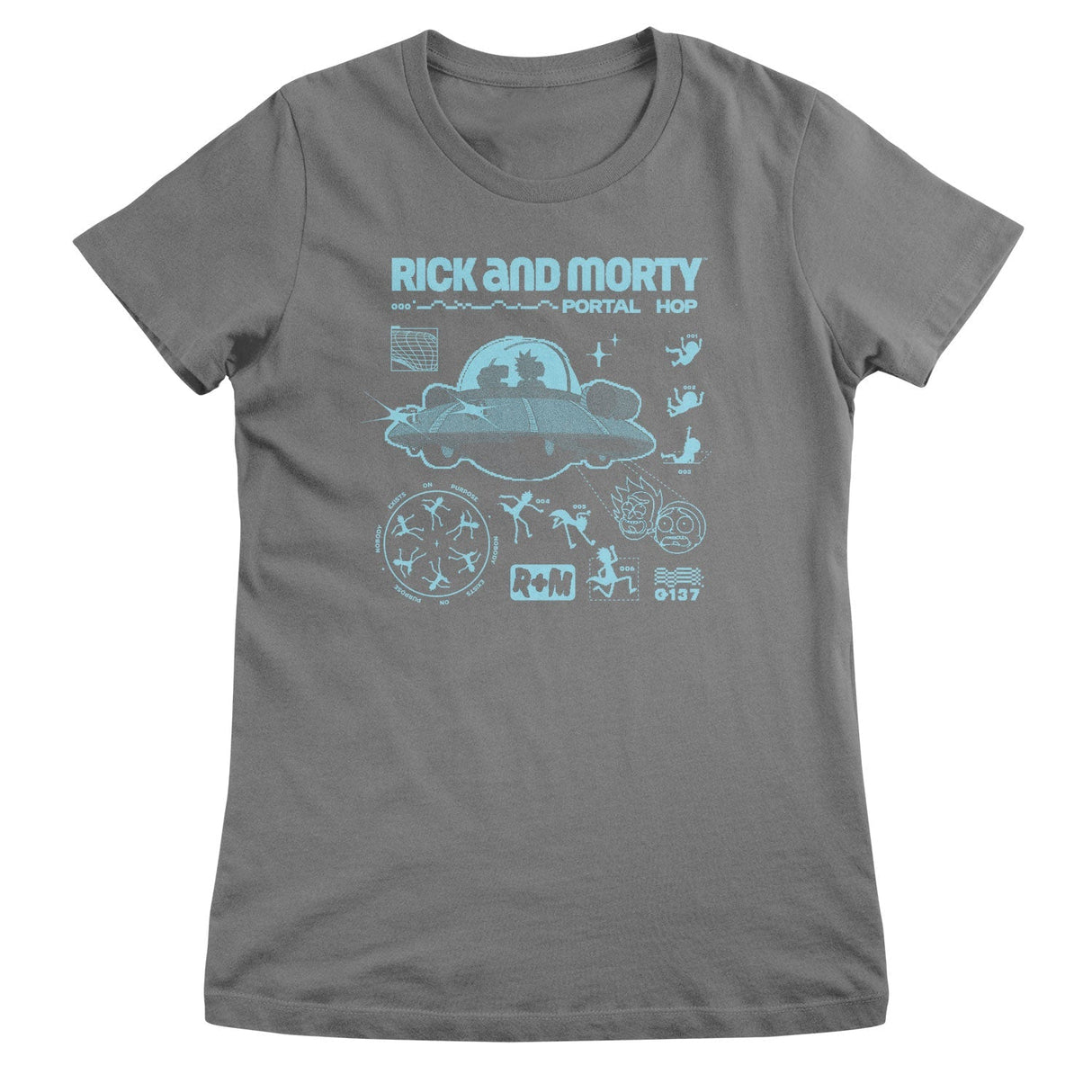 Rick and Morty - Portal Hop Women T-Shirt