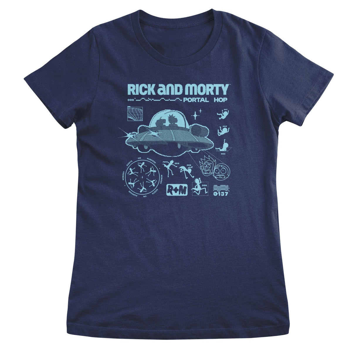 Rick and Morty - Portal Hop Women T-Shirt