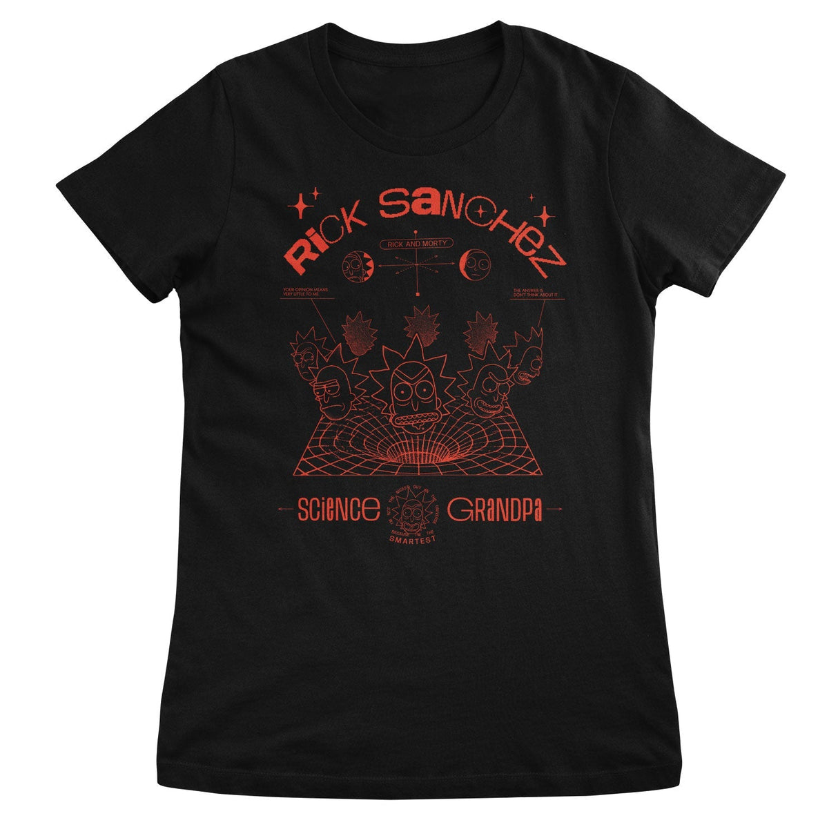 Rick and Morty - Rick Sanches Science Grandpa Women T-Shirt