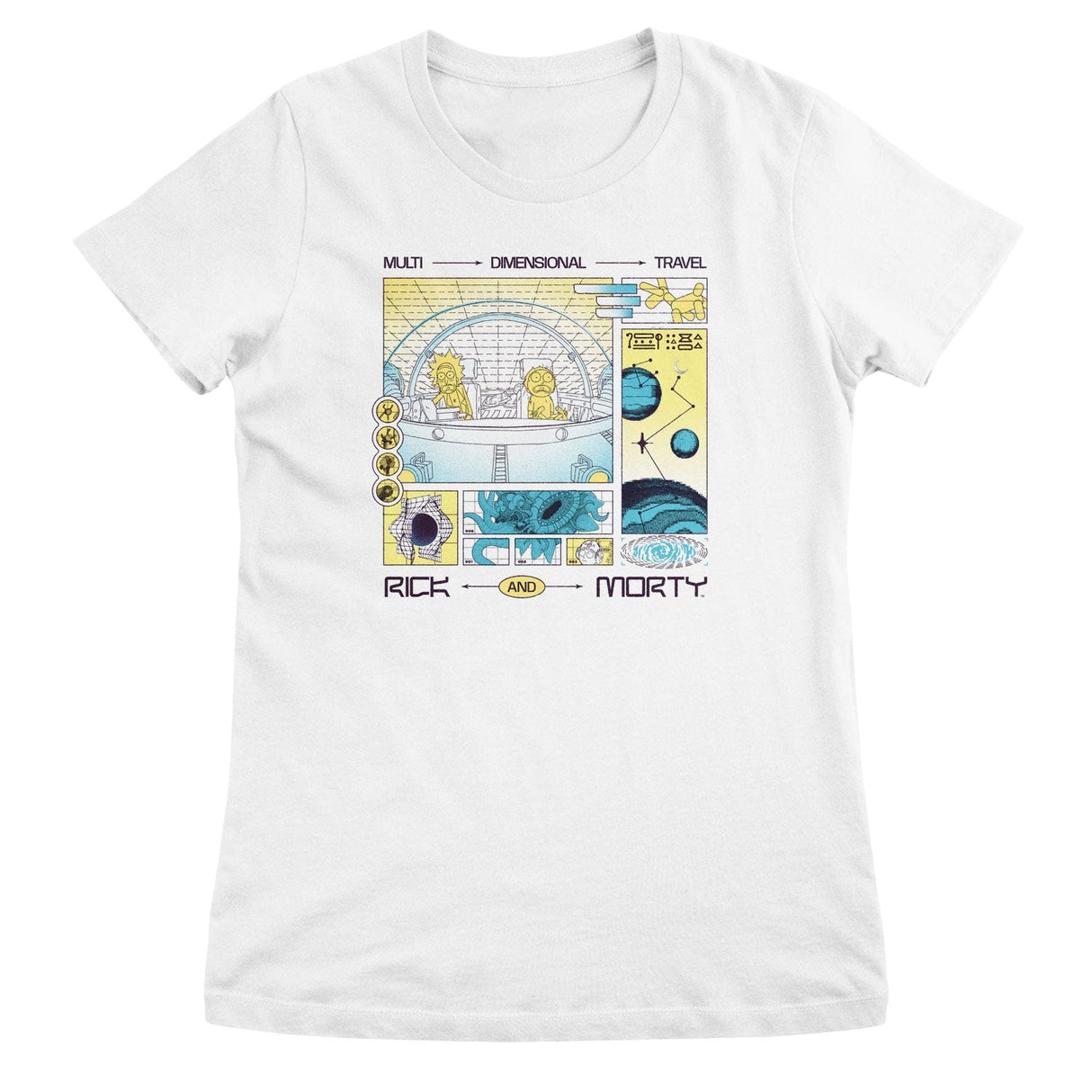 Rick and Morty - Multi Dimensional Travel Women T-Shirt