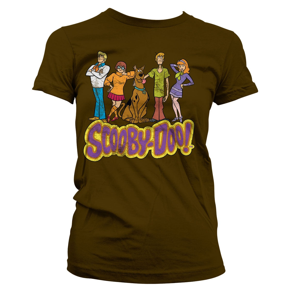 Scooby Doo - Team Scooby Doo Distressed Women T-Shirt