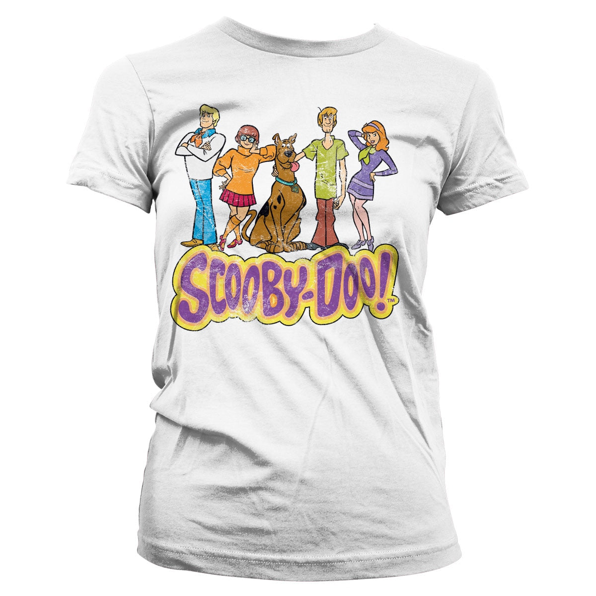 Scooby Doo - Team Scooby Doo Distressed Women T-Shirt
