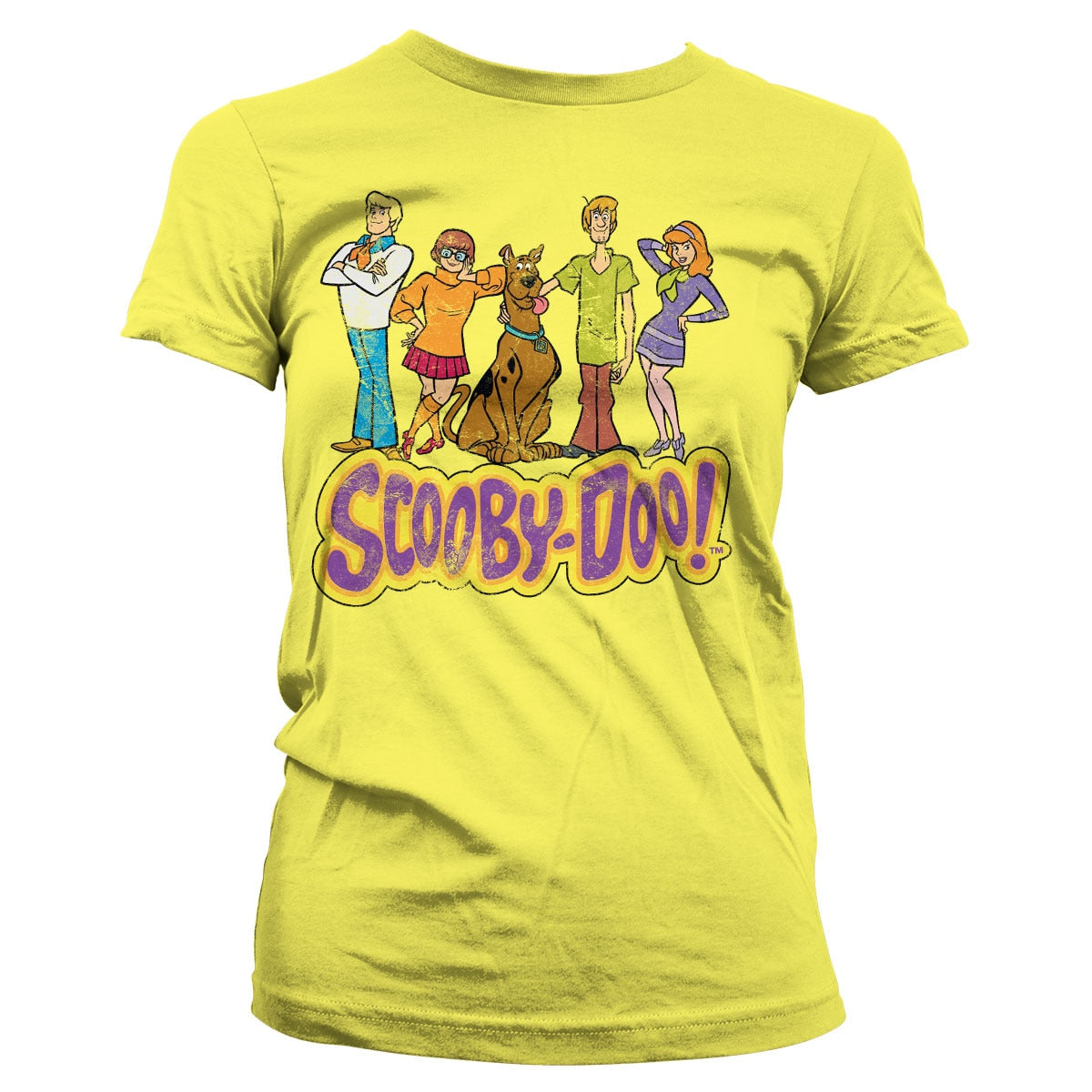 Scooby Doo - Team Scooby Doo Distressed Women T-Shirt