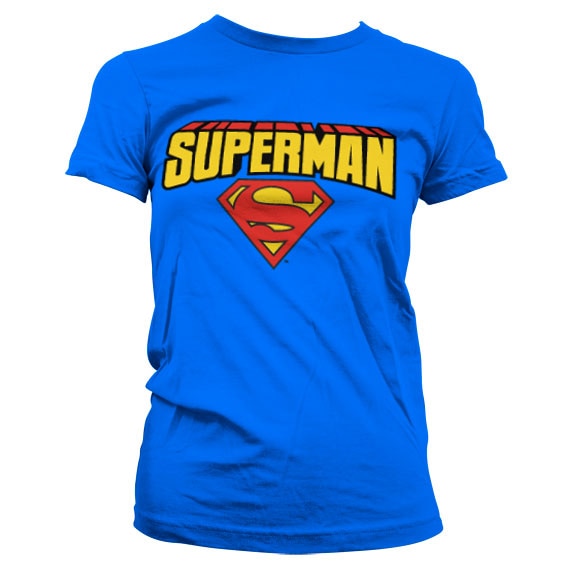 Superman - Blockletter Logo Women T-Shirt