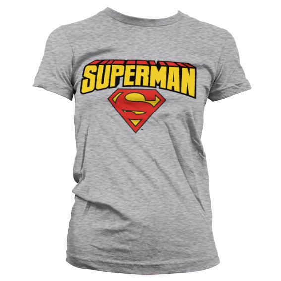 Superman - Blockletter Logo Women T-Shirt