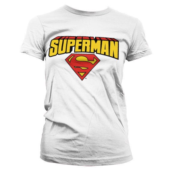 Superman - Blockletter Logo Women T-Shirt