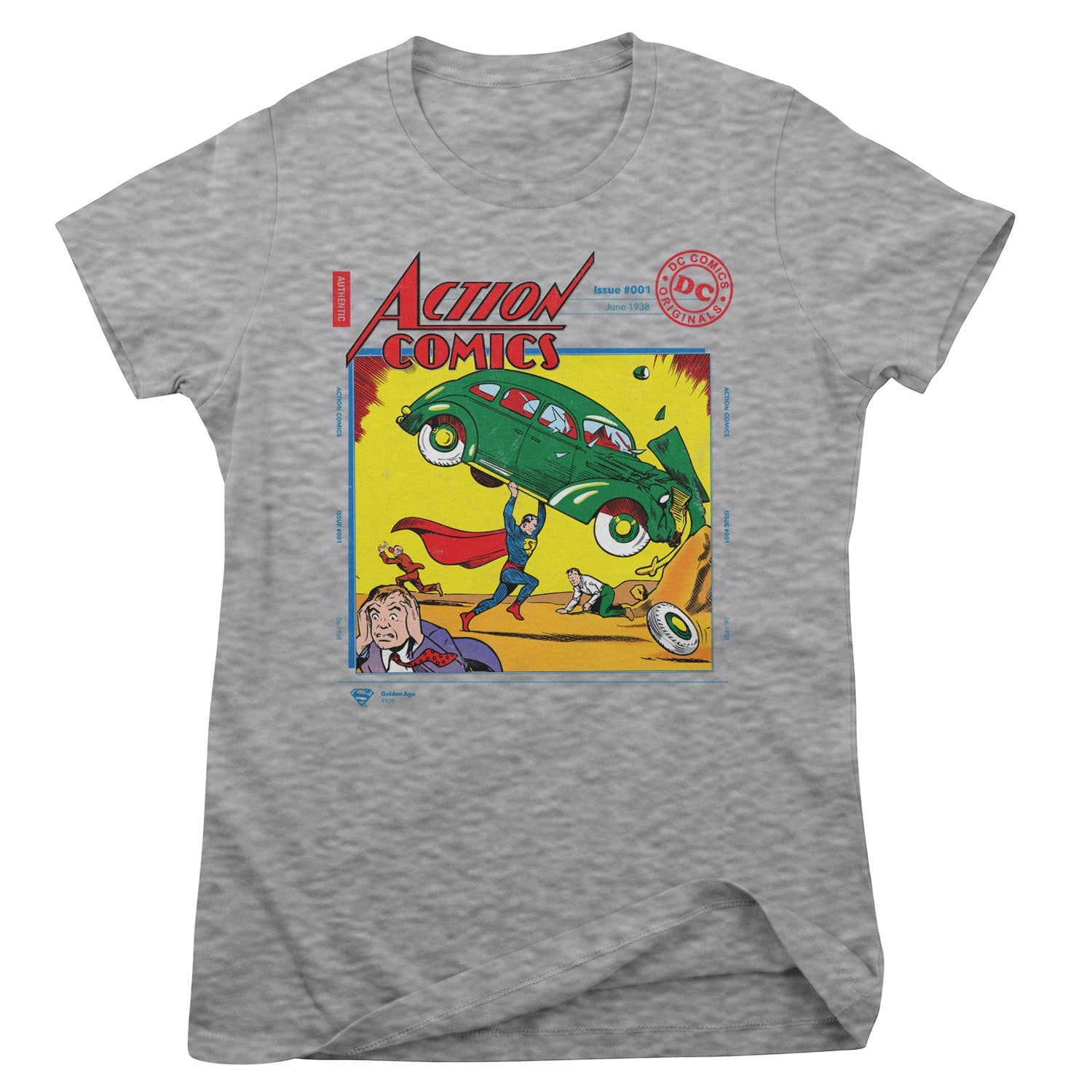 Superman - in Action Comics Issue 001 Women T-Shirt