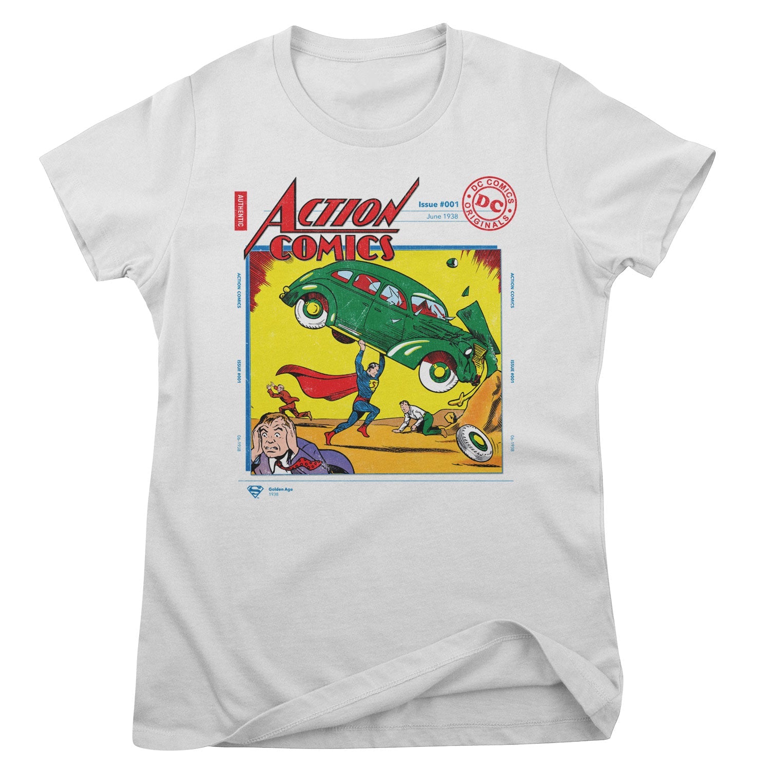 Superman - in Action Comics Issue 001 Women T-Shirt