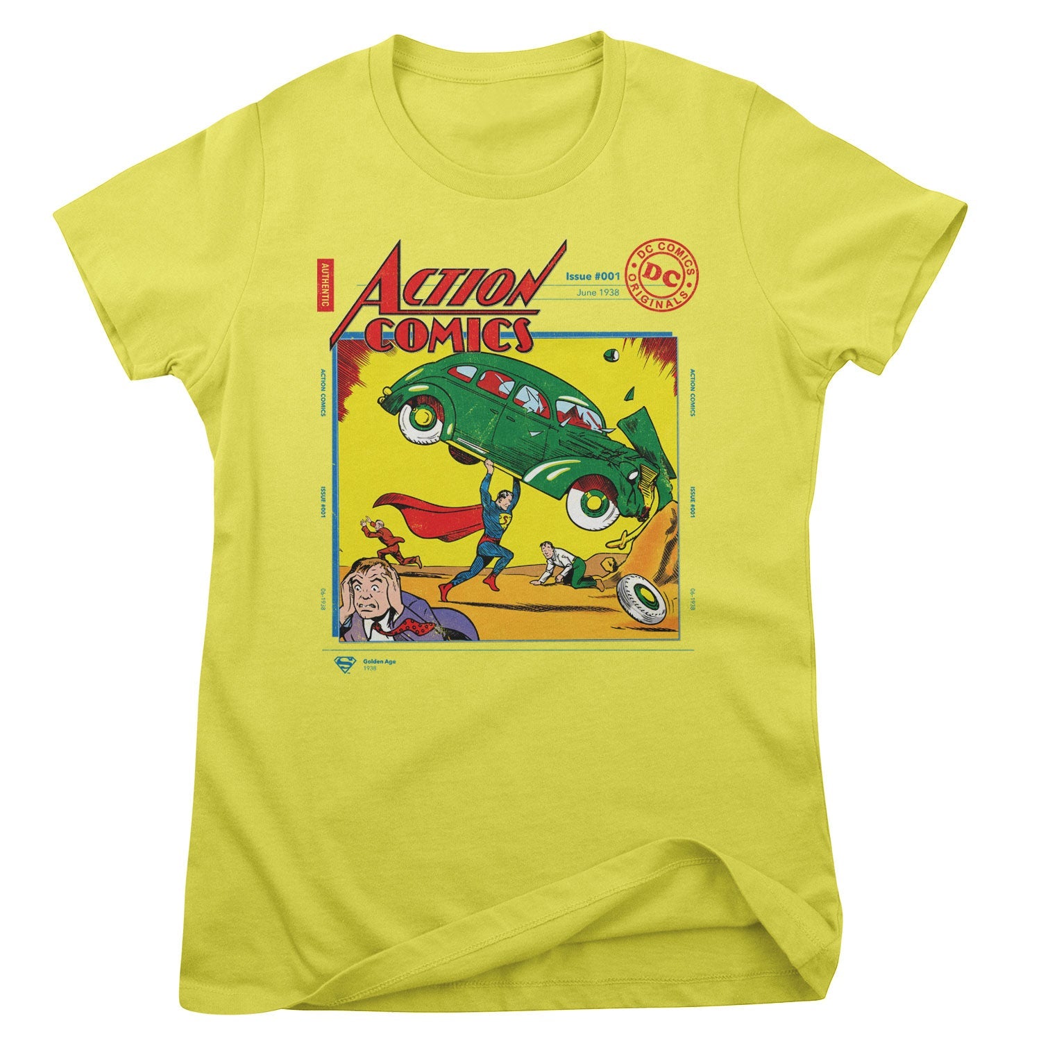 Superman - in Action Comics Issue 001 Women T-Shirt