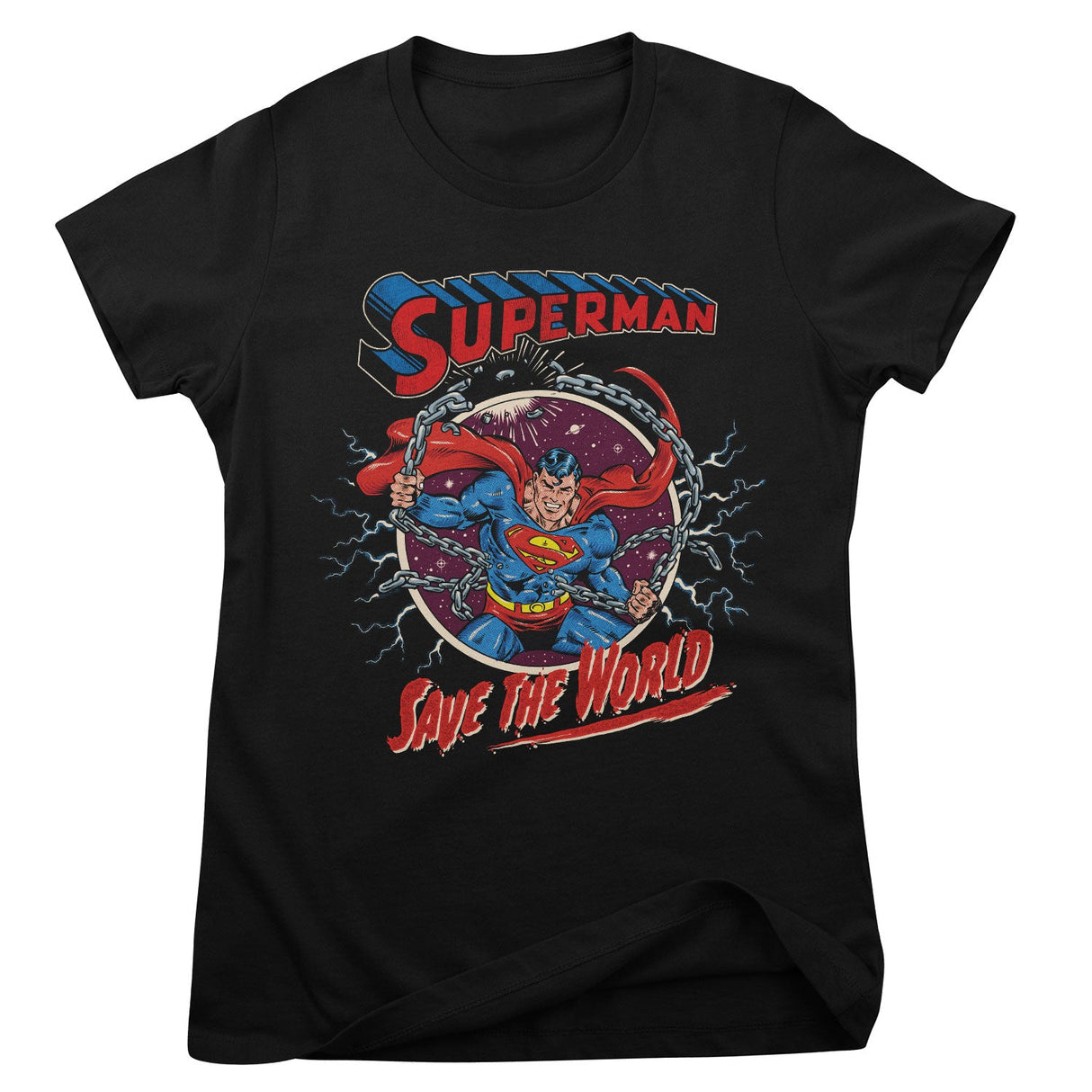 Superman - Save The World Women T-Shirt