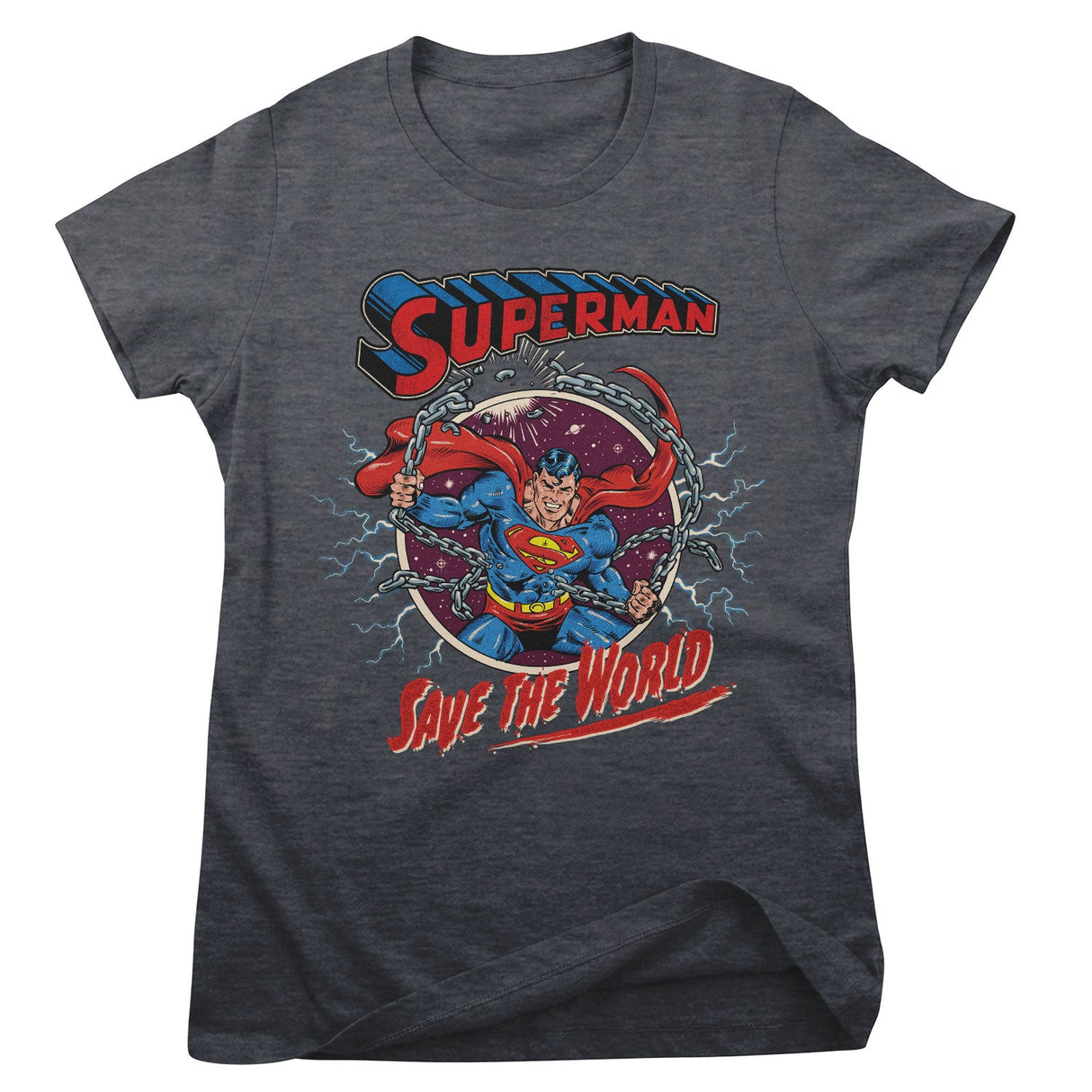 Superman - Save The World Women T-Shirt