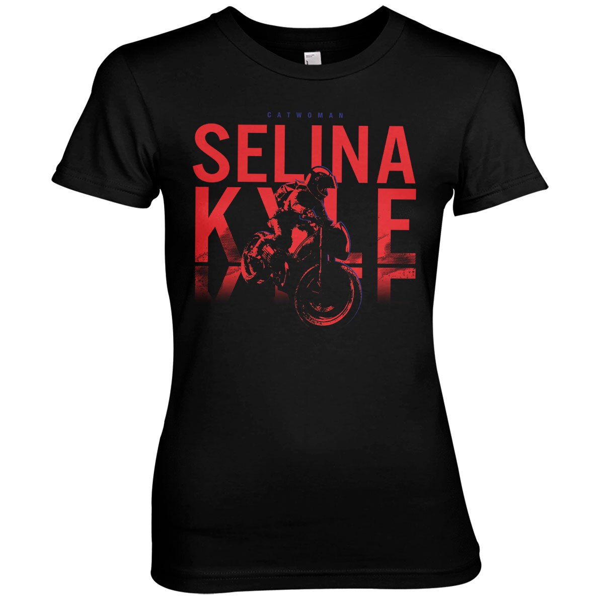 Selina Kyle is Catwoman Girly Tee showcasing Selina Kyle is Catwoman design