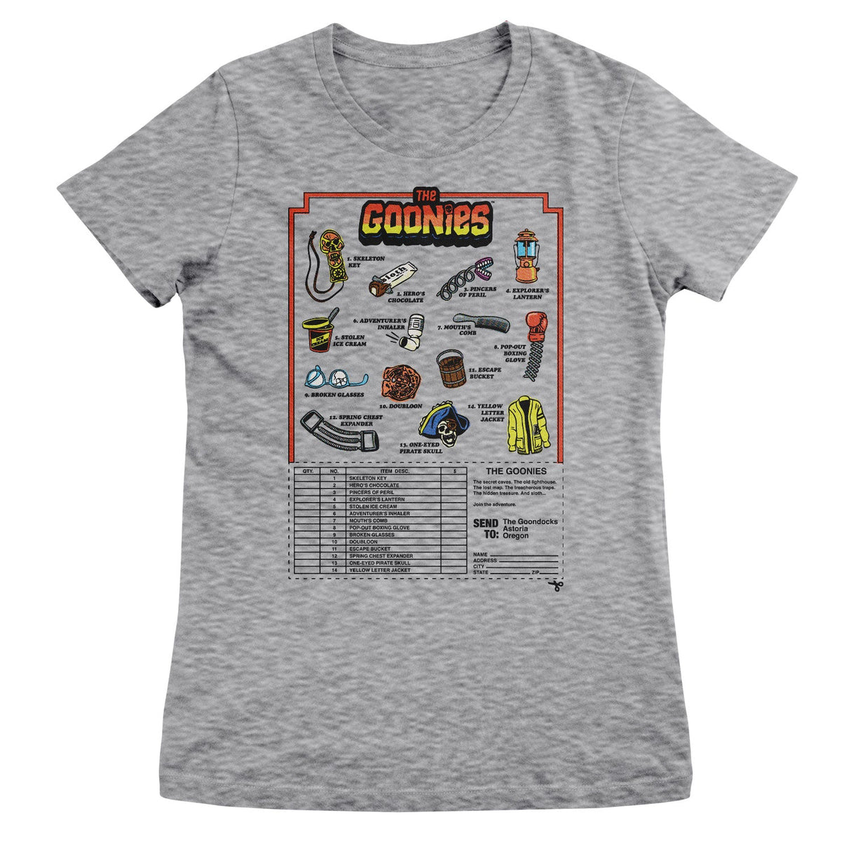 The Goonies - Accessories Mail Order Women T-Shirt