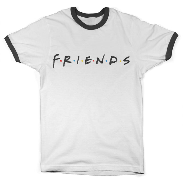 Friends - Logo Ringer Mens T-Shirt