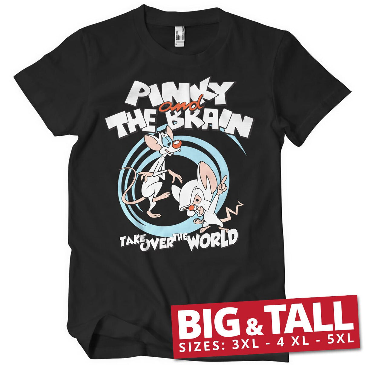 Pinky and The Brain - Take Over The World Mens T-Shirt