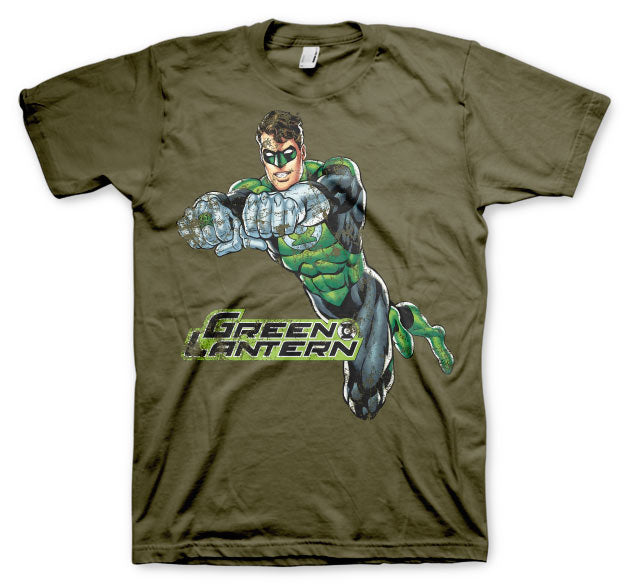Green Lantern - Distressed Mens T-Shirt
