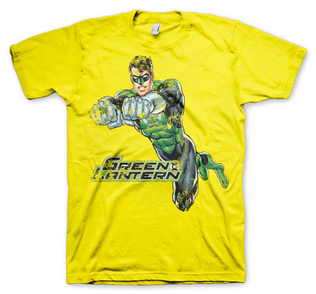 Green Lantern - Distressed Mens T-Shirt