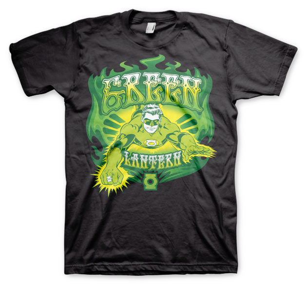 Green Lantern - Green Fire Mens T-Shirt