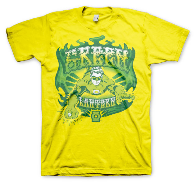 Green Lantern - Green Fire Mens T-Shirt