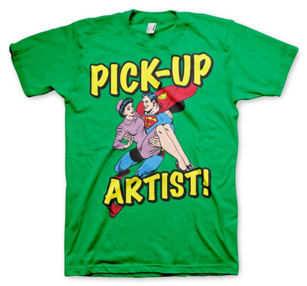 Superman - Pick-Up Artist Mens T-Shirt