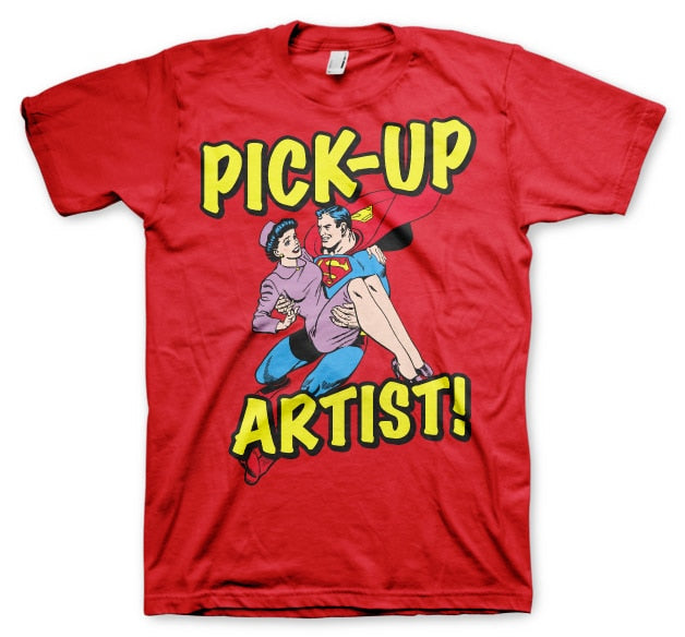 Superman - Pick-Up Artist Mens T-Shirt