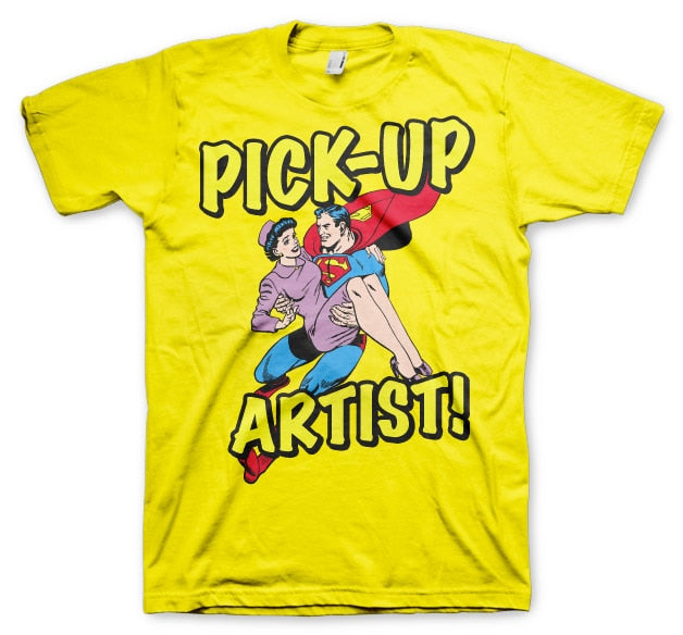 Superman - Pick-Up Artist Mens T-Shirt